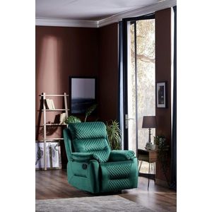 Fotoliu cu recliner, Hanah Home, Trone TV, 80x105x80 cm, Verde imagine