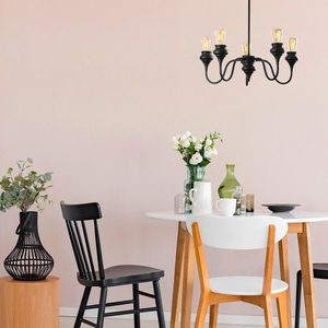 Lustra, Opviq, 584TTM1194, Negru imagine