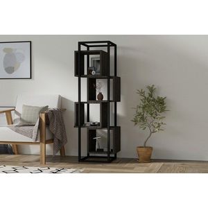 Corp biblioteca, Hanah Home, Rabant, 44x140x29 cm, Antracit imagine