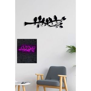 Decoratiune luminoasa LED, Birds, 60 LED-uri, Roz imagine