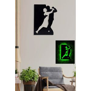 Decoratiune luminoasa LED, Dancing Couple, 60 LED-uri, Verde imagine
