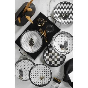 Set farfurii pentru desert, Hermia, 973BRS1401, Multicolor imagine