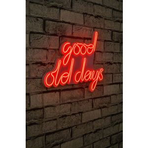 Decoratiune luminoasa LED, Good Old Days, DC 12 V, Rosu imagine