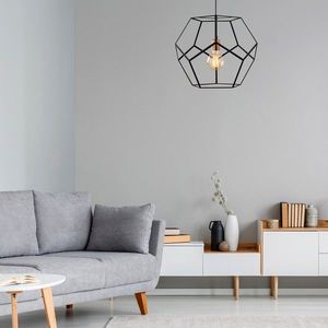 Lustra, Opviq, 527ABY1681, Negru/Bronz imagine