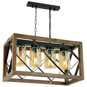 Lustra, Opviq, 890BCN1129, Nuc / Negru imagine