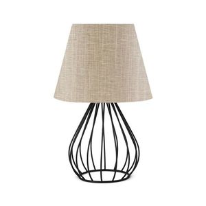Lampa de masa, Opviq, 780SGN1906, Bej/Negru imagine