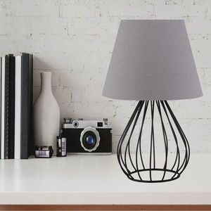 Lampa de masa, Opviq, 780SGN1907, Gri imagine