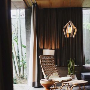 Lustra, Opviq, 521SHN3120, Negru/Lemn imagine