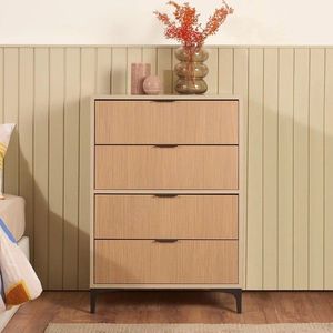 Dulap, Hanah Home, Tuval 074, 70x100x40 cm, Stejar / Bej desert imagine