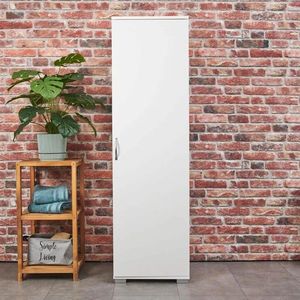 Dulap multifunctional, Hanah Home, Tuval 063, 50x176x49 cm, Alb imagine