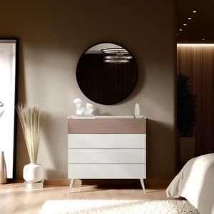 Dulap, Hanah Home, Milano 4, 103x101x44 cm, Bej imagine