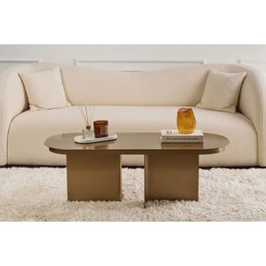 Masuta de cafea, Hanah Home, Shb-010-A, 120x45x44 cm, Auriu imagine