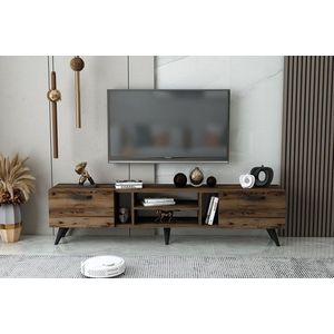 Comoda TV, Hanah Home, Rudy Sub, 180x41.6x29.6 cm, Maro imagine