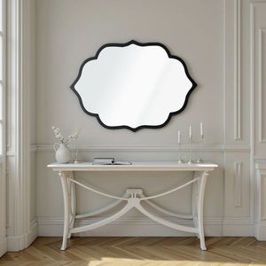 Oglinda decorativa, Hanah Home, Velvet 30 x 42, 30x42 cm, Negru imagine