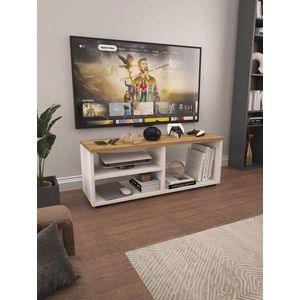 Comoda TV, Hanah Home, Tiny, 115x53x36 cm, Sonomo / Alb imagine