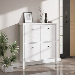 Pantofar, Hanah Home, FRN-10048, 98x104x26 cm, Maro/Alb imagine