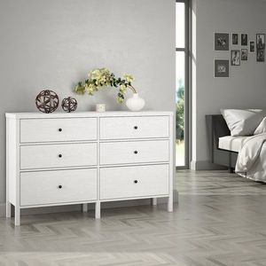 Dulap, Hanah Home, FRN-10017, 154x92x40 cm, Maro/Alb imagine