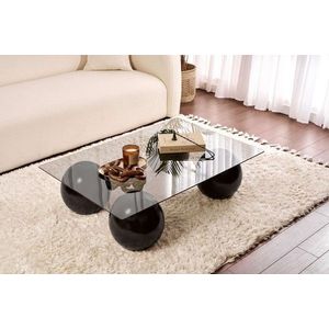 Masuta de cafea, Hanah Home, Sera, 110x30x75 cm, Gri inchis imagine