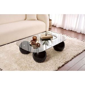 Masuta de cafea, Hanah Home, Evara, 118x30x75 cm, Gri inchis imagine