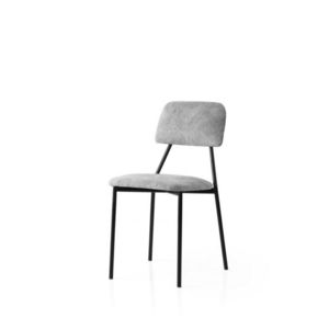 Set scaune 4 piese, Hanah Home, Mono, Gri imagine