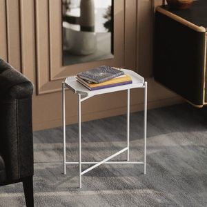 Masuta de cafea, Hanah Home, Shb-009-B, 26x56x40 cm, Alb imagine