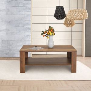 Masuta de cafea, Hanah Home, Shp-695-Oo-1, 110x42x65 cm, Maro imagine