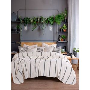 Cuvertura matlasata dubla, L'essentiel Maison, Braga, Antracit imagine