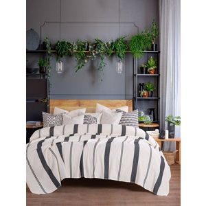 Cuvertura matlasata dubla, L'essentiel Maison, Lizbon, Antracit imagine