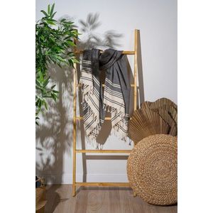 Prosop de plaja, L'essentiel Maison, New Diamond, Negru imagine