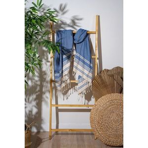 Prosop de plaja, L'essentiel Maison, New Diamond, Albastru imagine