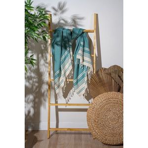 Prosop de plaja, L'essentiel Maison, New Diamond, Albastru petrol imagine