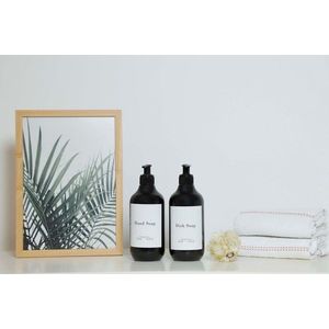 Set dozator de sapun, L'essentiel Maison, Trovess1, Negru imagine