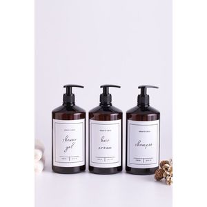 Set dozator de sapun, L'essentiel Maison, Troveapd, Chihlimbar imagine