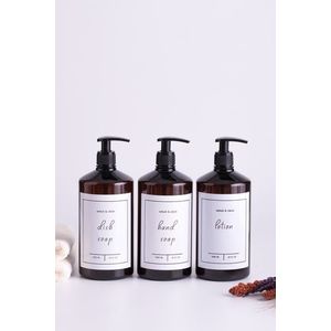 Set dozator de sapun, L'essentiel Maison, Troveapb, Chihlimbar imagine