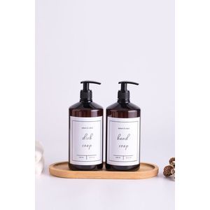 Set dozator de sapun, L'essentiel Maison, Troveas1, Chihlimbar imagine