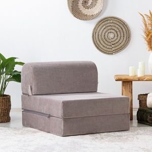 Fotoliu extensibil, Atelier del Sofa, 363SLD1119, Gri deschis imagine
