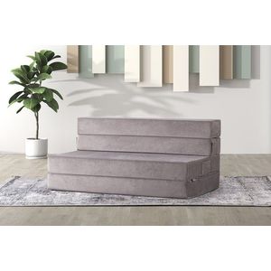 Canapea extensibila 2 locuri, Atelier del Sofa, 363SLD1130, Gri deschis imagine