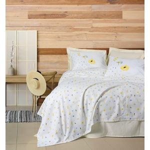 Set cuvertura pique dubla, L'essentiel Maison, Dolce, Galben imagine