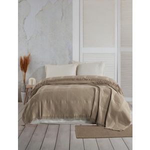 Cuvertura matlasata dubla, L'essentiel Maison, Sirius, Bej imagine