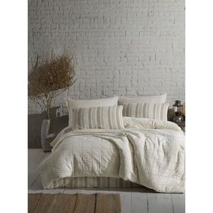 Lenjerie de pat dubla, L'essentiel Maison, Jade, Bej imagine