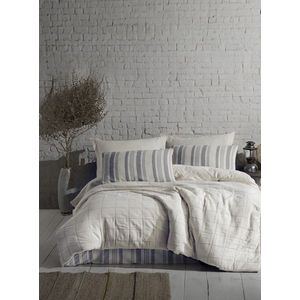 Lenjerie de pat dubla, L'essentiel Maison, Jade, Albastru navy imagine