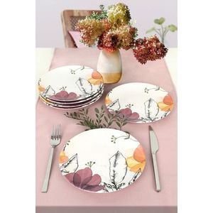 Set platouri servire desert, Hermia, 275KRM2201, Antibacterian, Alb mat imagine