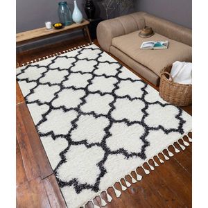 Covor, 1573C, 200x290 cm, Alb / Antracit imagine