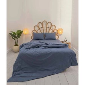 Lenjerie de pat dubla King, L'essentiel Maison, Pacifico, Albastru navy imagine