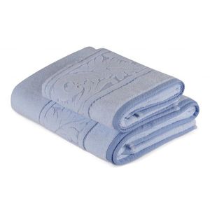 Set 2 prosoape de baie, 100% bumbac, Hobby, Sultan Blue imagine
