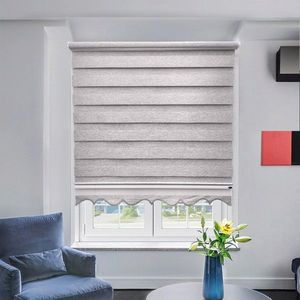 Jaluzea tip rulou, Ruby, Bambu - Gray, 80x200 cm, poliester, gri imagine