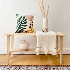 Husa de perna, Lotus Punch Pillow Cover, 43x43 cm, Muștar / Gri închis / Pudră / Roz / Verde / Verde de mare imagine