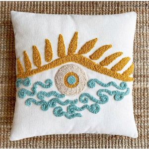 Husa de perna, Sunny Eye, Mustar / Menta / Albastru imagine