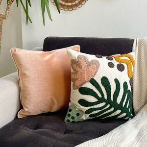 Set fete de perna, Candy Lotus Pillow Set Cover, Bej / Mustar / Maro / Pudra / Menta / Verde imagine