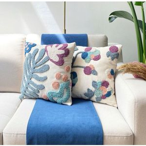 Set fete de perna, Plummy Flores, Violet / Verde Migdale / Roz / Bleumarin / Mentă imagine